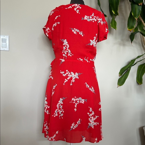 Collective Concepts Red Floral Mini Dress - Picture 4 of 15